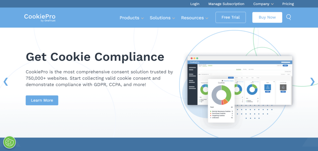 Managing Cookie Compliance Using OneTrust Cookie Consent